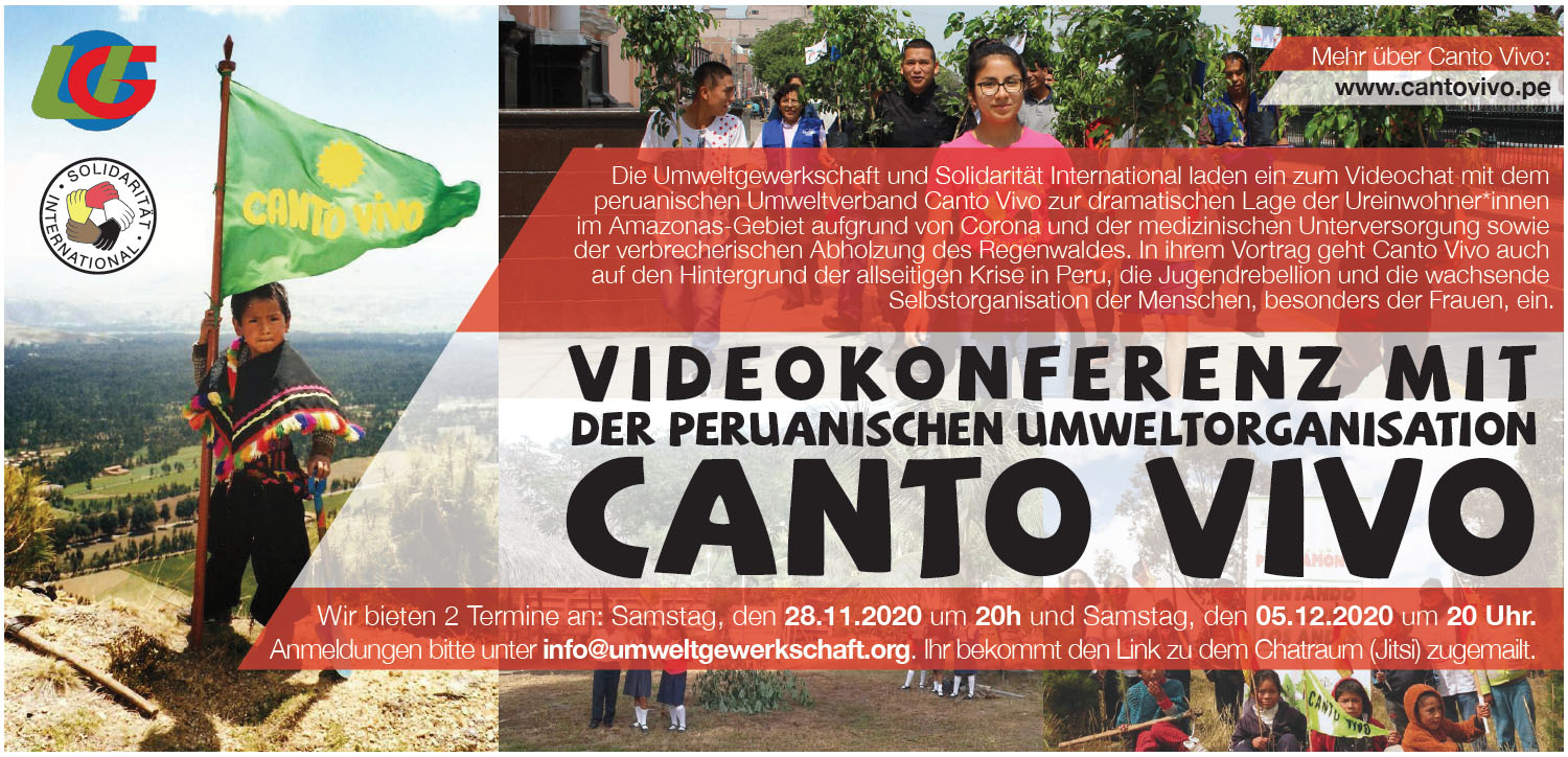 Videokonferenz Canto Vivo