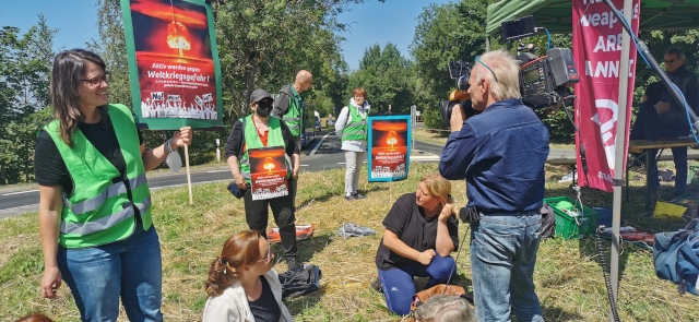Das Fernsehn (SWF) interessierte sich auch für diese Aktion buechel 20220708 115807