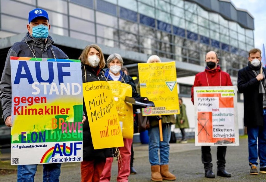 Ratssitzung Protest3
