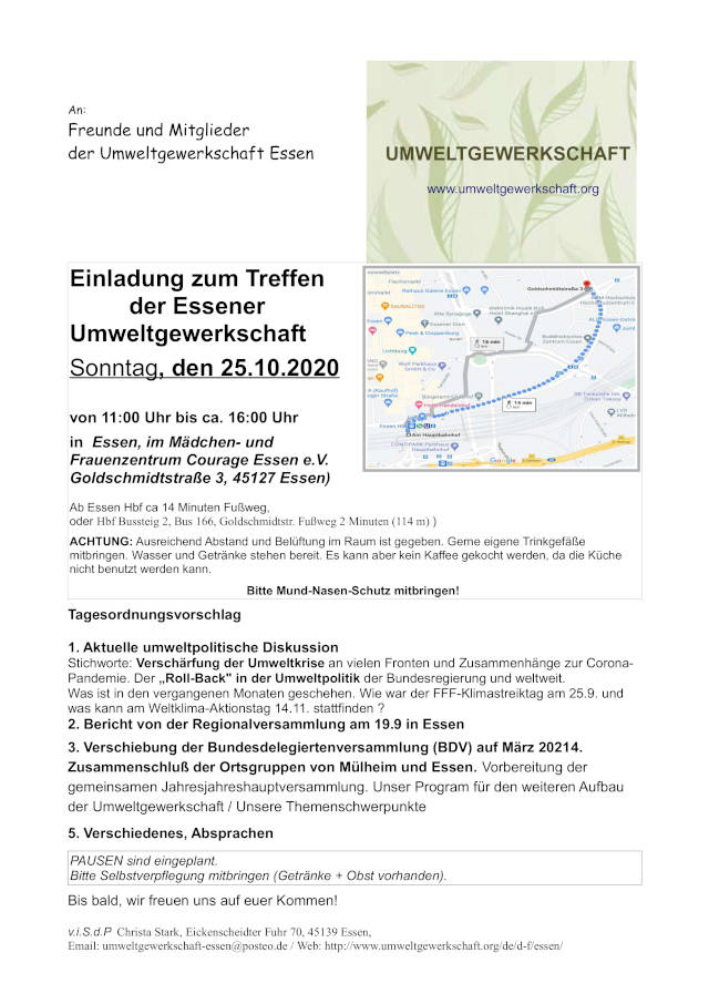 Einladung UG Essen Treffen am 25 Oktober 2020 final 640