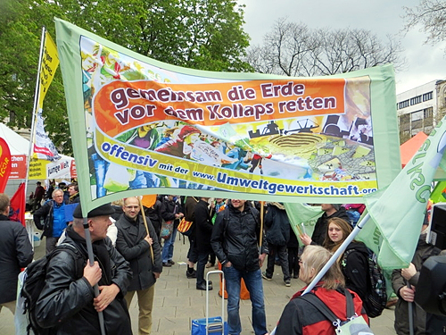 Umweltgewerkschaft Transparent