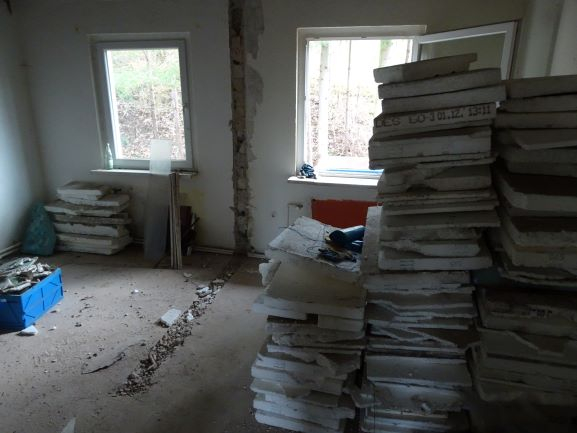 Blick in die alte und neue Dienstwohnung 