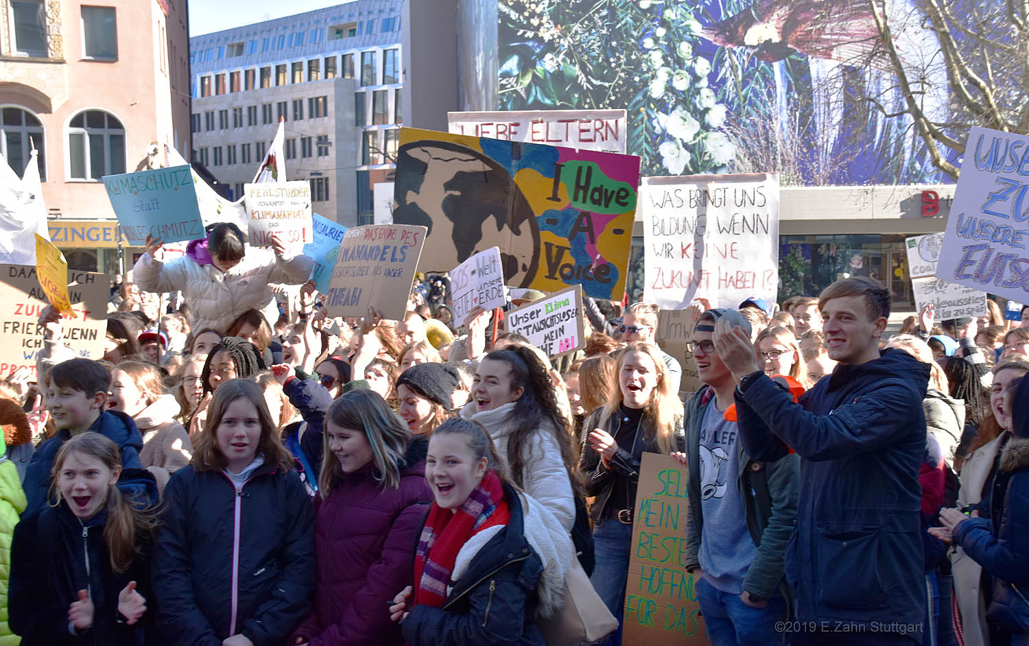 FridayForFuture kaempferische Stimmung