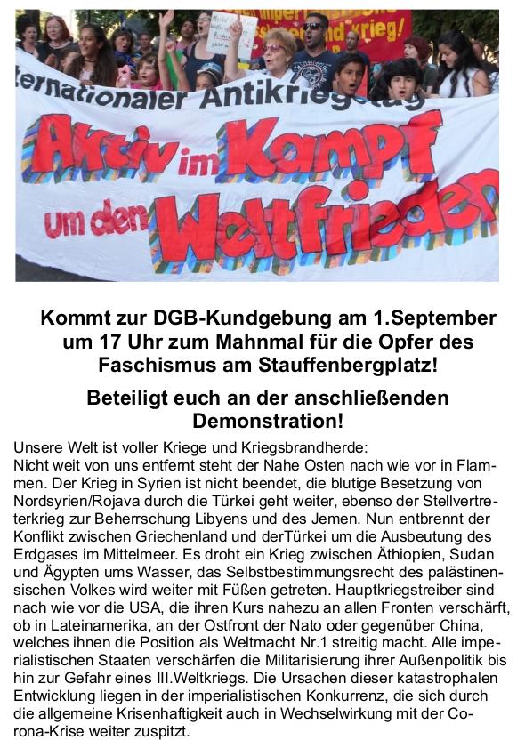 antikriegstag 2020