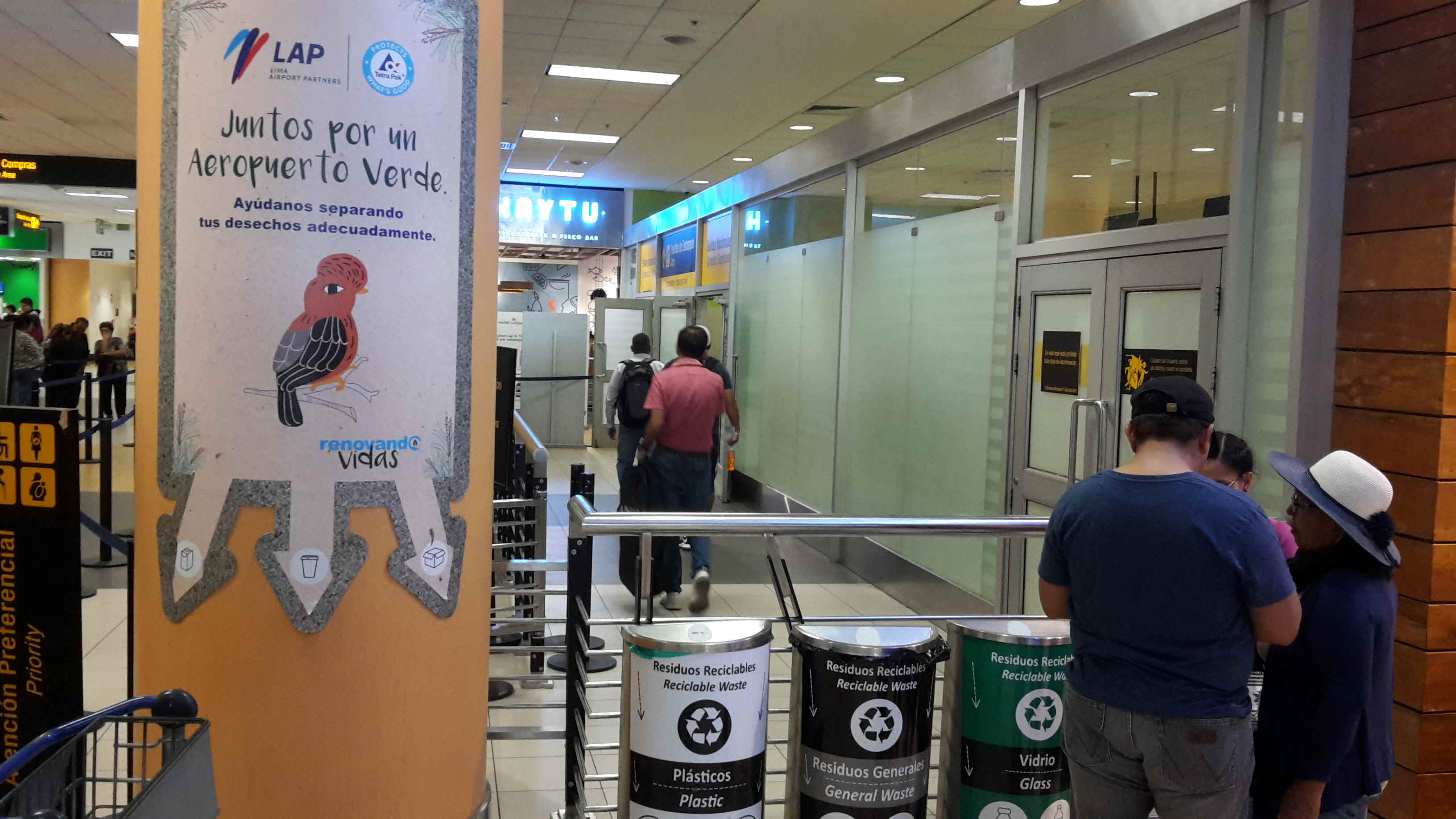 Lima Greenwashing am Flughafen
