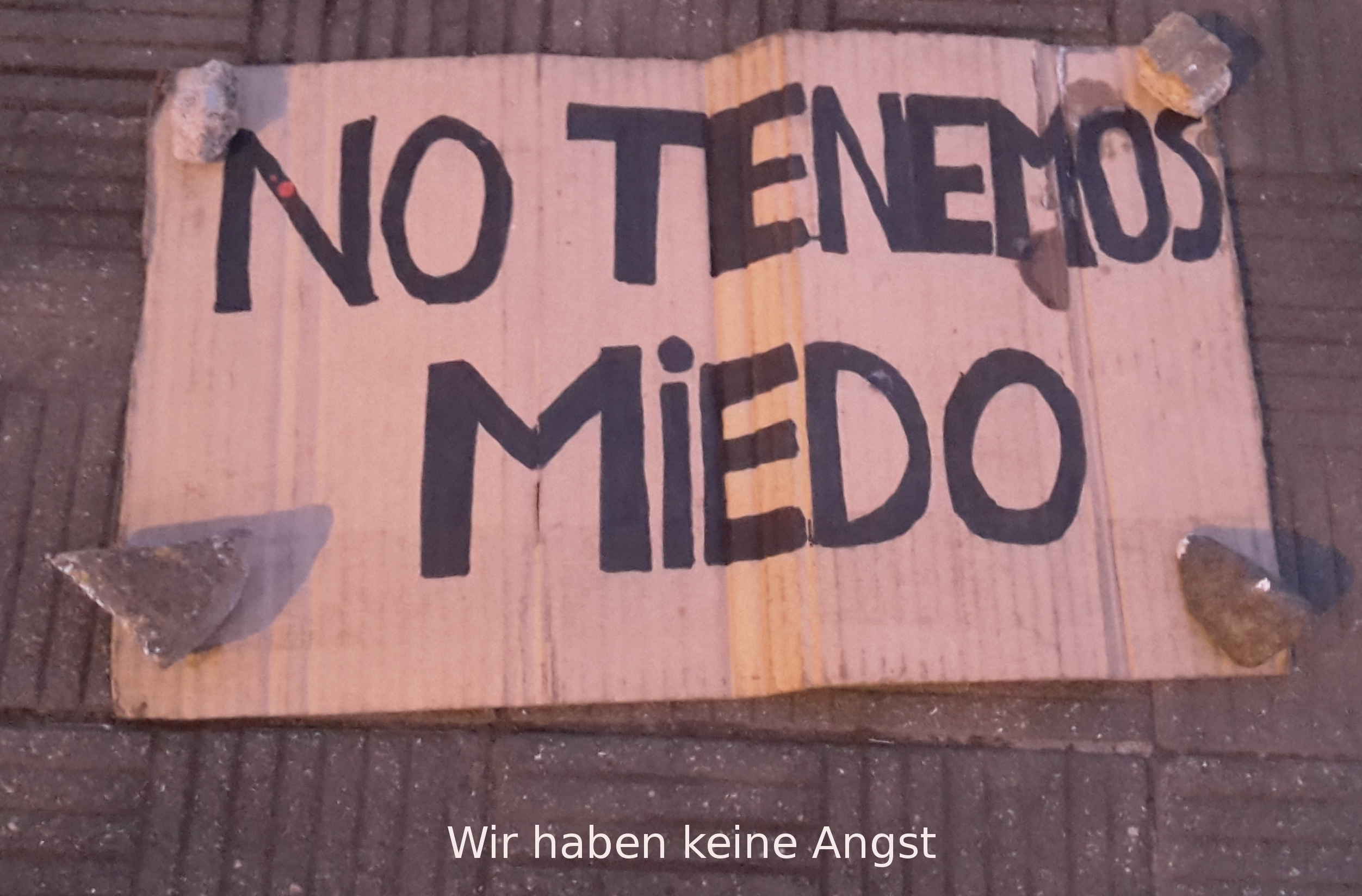 Santiago no tenemos miedo