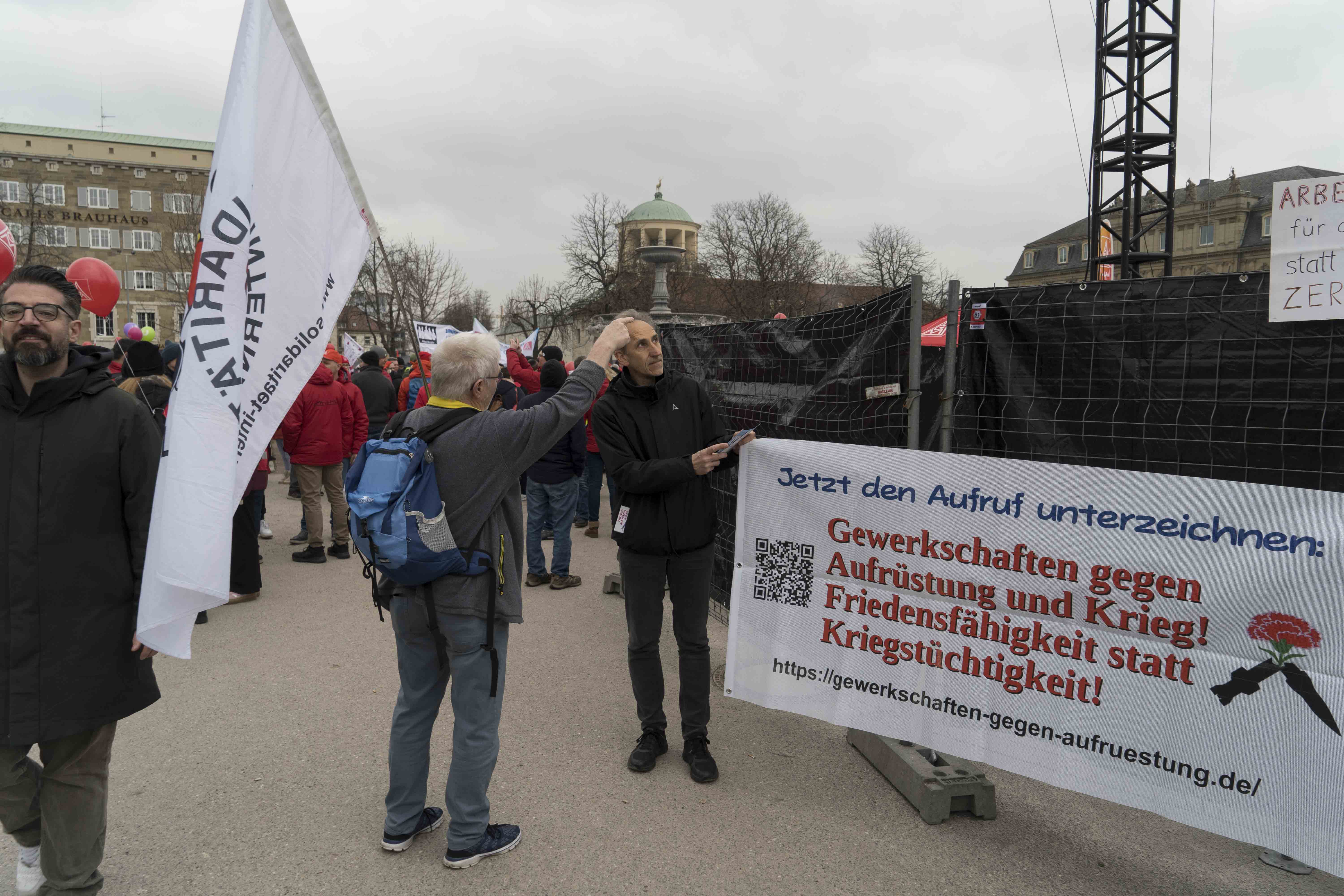 250315 Abb Gewerkschaften gegen Aufrüstung und Krieg DSC08986 2