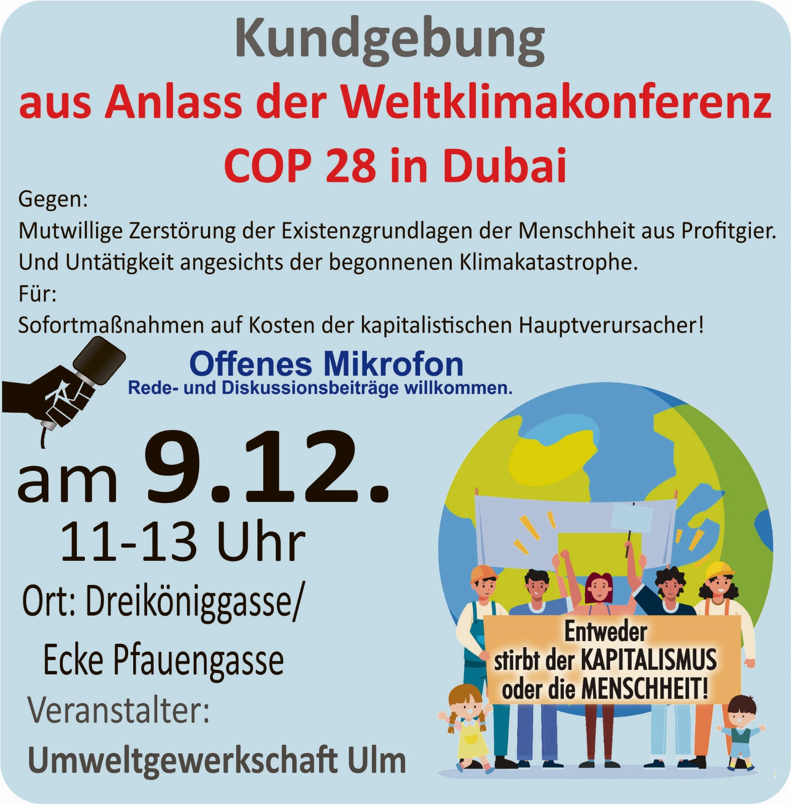 UG Ulm Weltklimatag 2023
