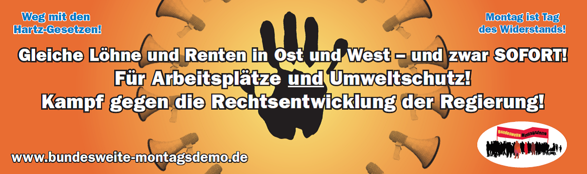 Bundesweite Montagsdemo 2019